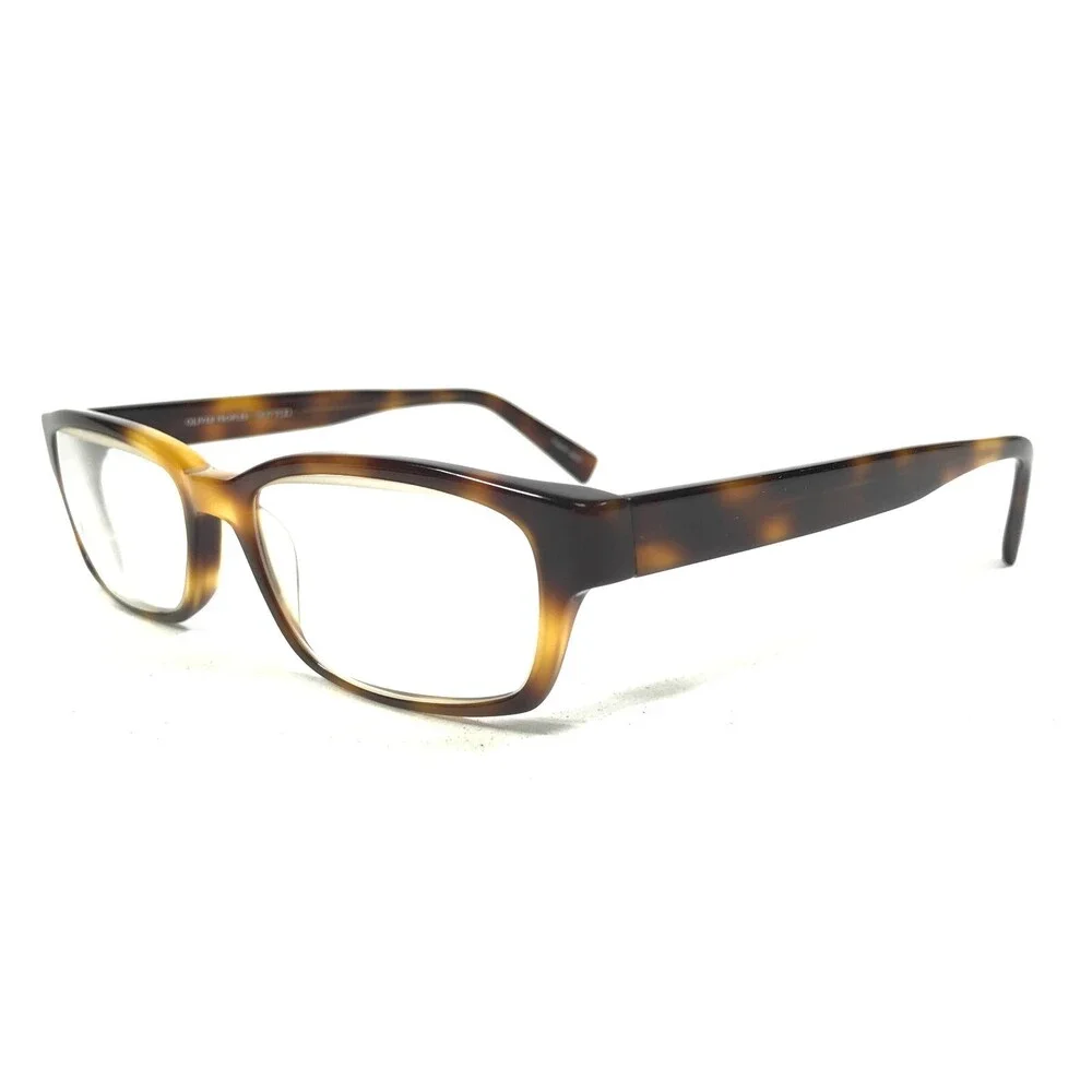 Oliver Peoples Hoover DM Eyeglasses Frames Brown Tortoise Horn Rim 53-17-145